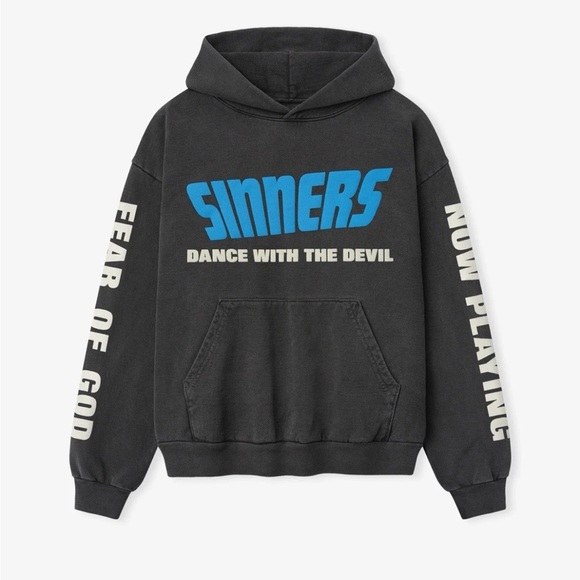 Fear of God Other - Sold out Fear of God Black and Blue Graphic Hoodie